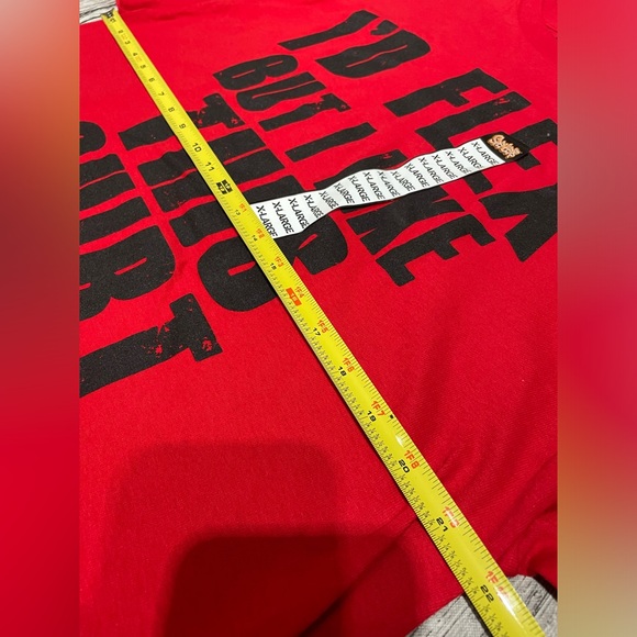 NEW! Mens XL Spencers Graphic Shirt “I’d Flex Bit I Like This Shirt” funny - Picture 5 of 5